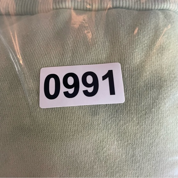 Richer Poorer Green/Cream Tie Dye Fleece Hooded Sweatshirt - 20991 - Picture 10 of 10